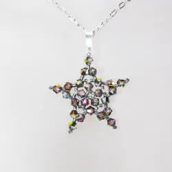 Pendant 40cm - Pavo-Silver Chain - Pendant 40cm - Laiton argenté